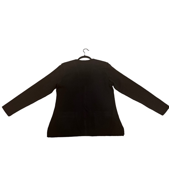 Doc & Amelia by Cintas Black Cardigan Sweater. 6 Buttons. Size M. - Picture 2 of 6